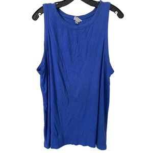 Ava & Viv Relaxed Blue Muscle Tee